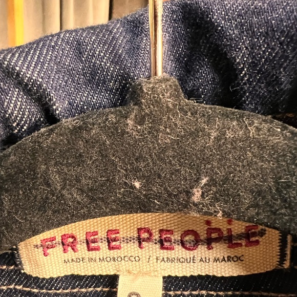 Free People Denim Car Coat - Picture 8 of 9